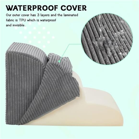 Dog Stairs & Steps for High Beds, 4 Steps High Density Foam Waterproof Dog Ramp - Picture 2 of 7